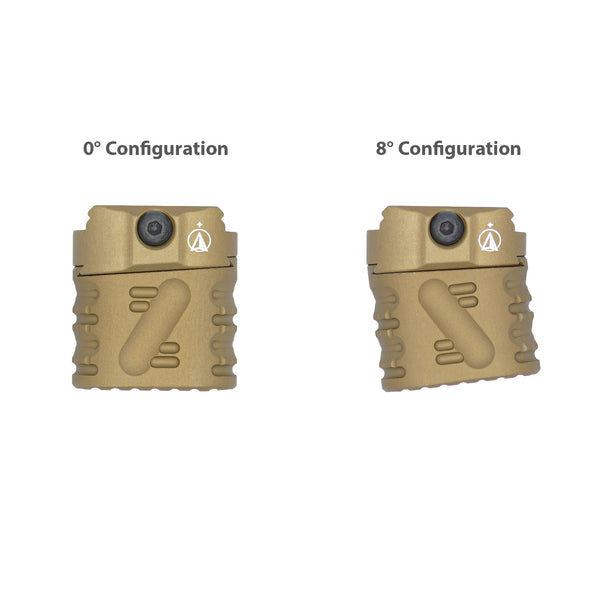 Zero-8 Multi-Angle Grip V2, Aluminum, K size, Picatinny Interface