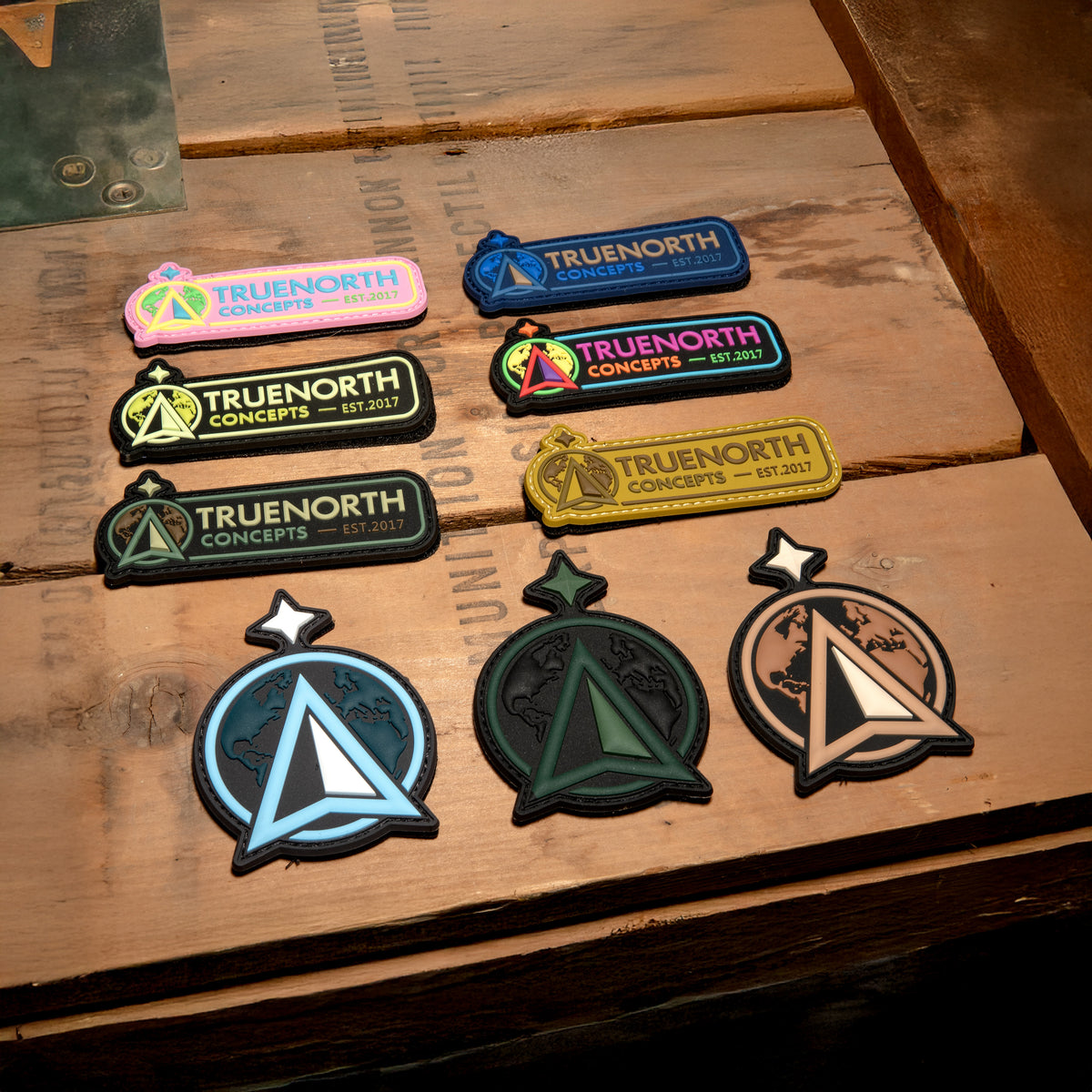 True North Concepts Logo Patches
